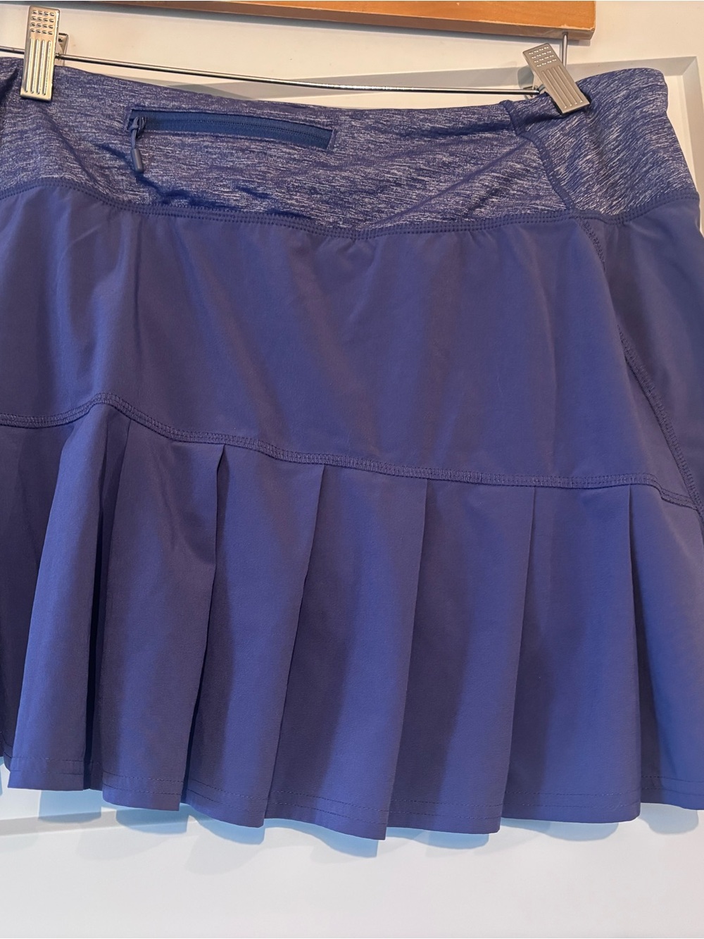 lululemon athletica purple skort with heathered waistband - Picture 2 of 3